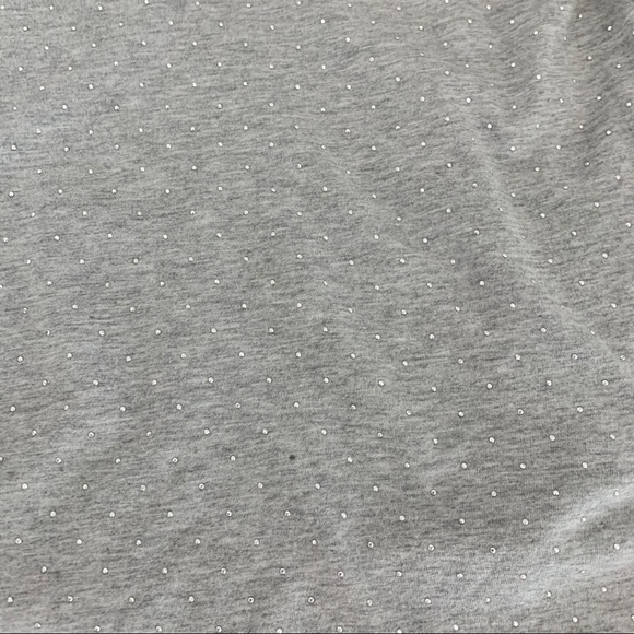 🌷Talbots Woman Petites Gray Drape Neck Sparkle 2X - Picture 6 of 7